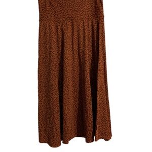 Patagonia Brown Orange Maxi Skirt